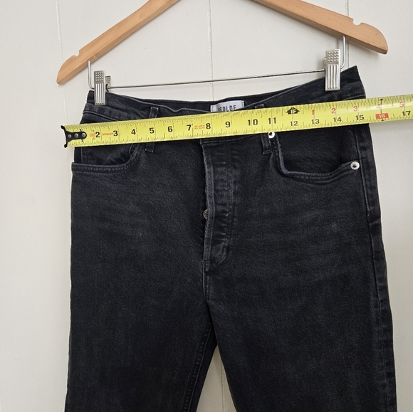 Agolde Women's Black Boot Cut Jeans -Size 29 - Picture 6 of 11